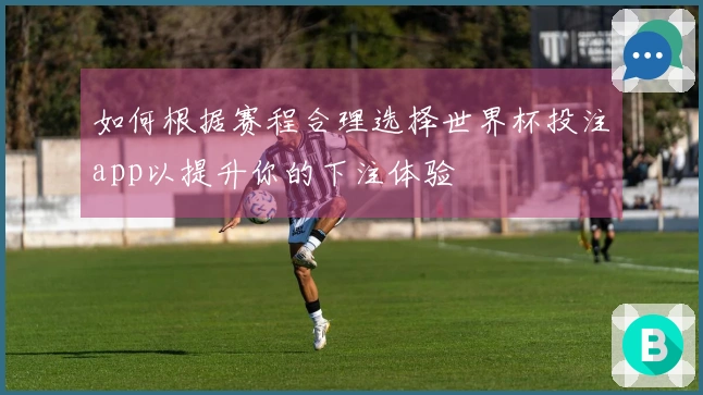 如何根据赛程合理选择世界杯投注app以提升你的下注体验