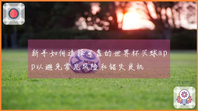 新手如何选择可靠的世界杯买球app以避免常见风险和错失良机